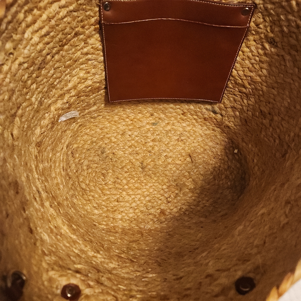 Brown Woven Tote Bag - Picture 4 of 7